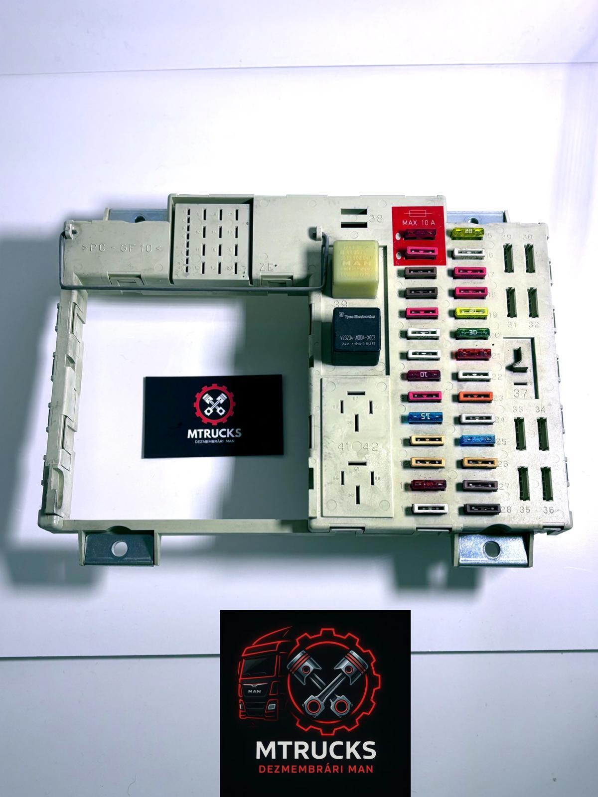 Panou siguranțe/relee MAN TGA TGS TGX 81254446074 Made in Germany