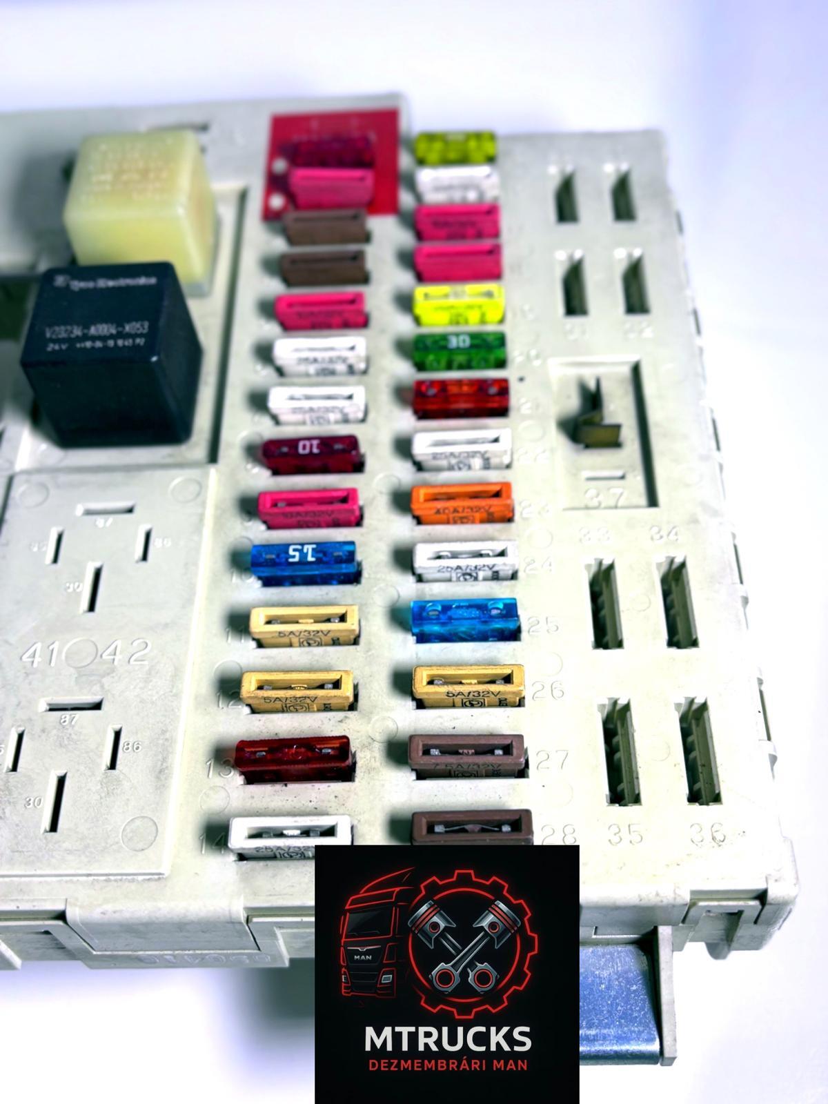 Panou siguranțe/relee MAN TGA TGS TGX 81254446074 Made in Germany - imagine 3