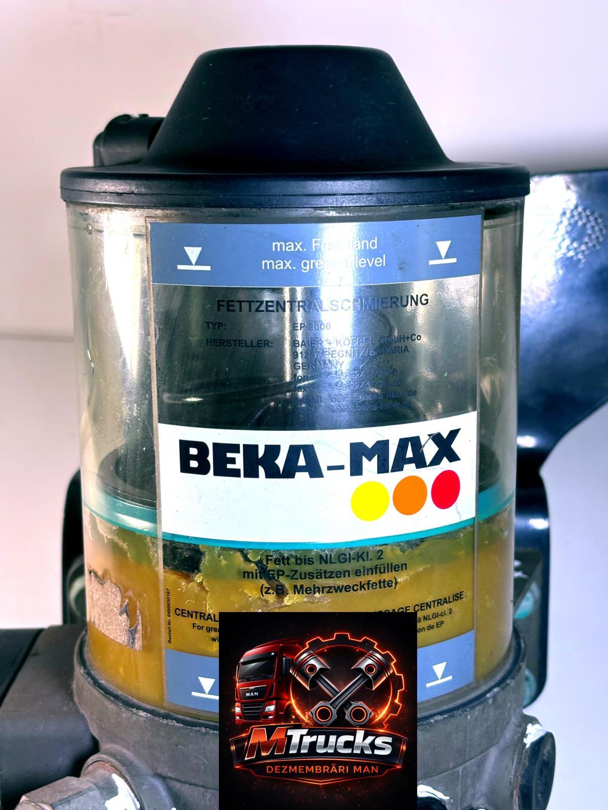 Aparat gresare cu vaselina BEKA-MAX MAN 81491016061 81491016066 - imagine 3