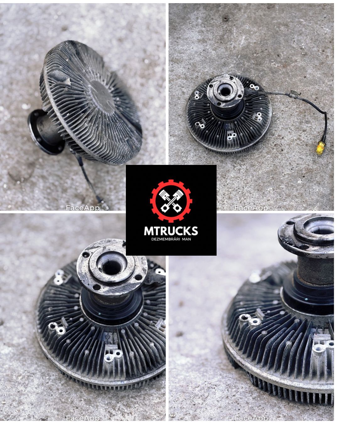 Vascocupla termocupla ventilator Originala MAN Tgx Tgs