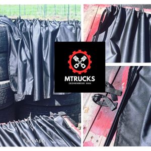 Set de perdeluțe premium pentru MAN TGX – Cabina XXL, sine incluse