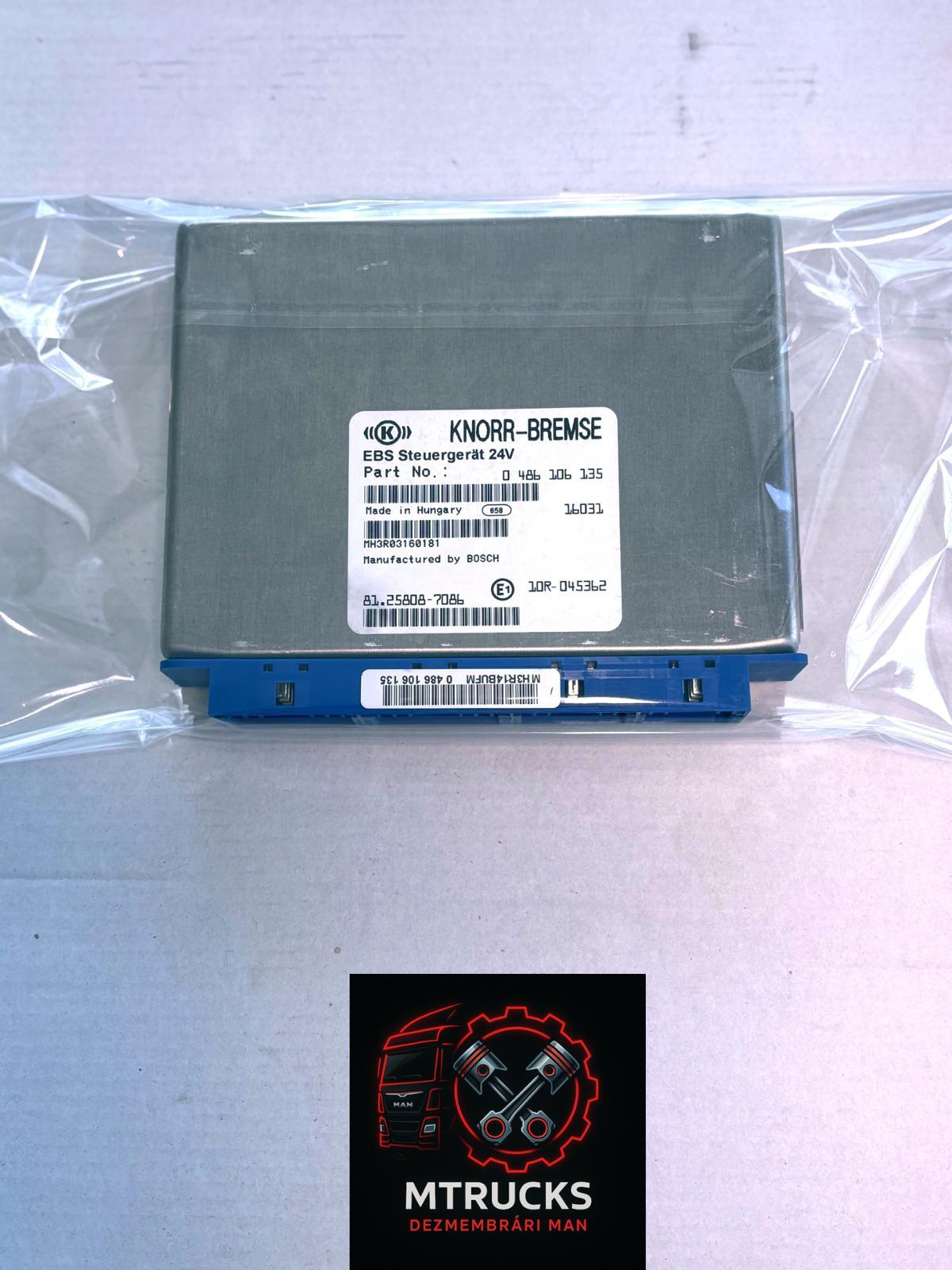 Calculator EBS Original Knorr-Bremse, Made by Bosch 81258087086