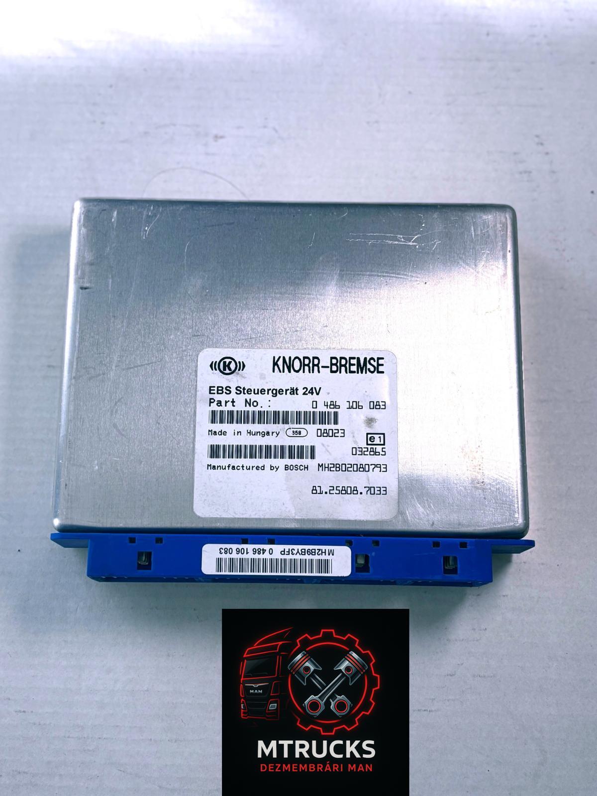 Calculator EBS MAN TGX TGS TGA 81258087033 Made by Bosch - imagine 2