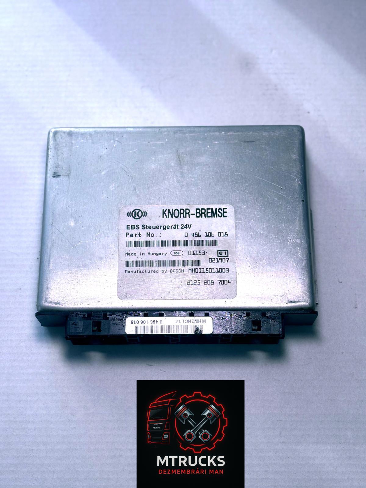 Calculator EBS MAN TGX, TGA, TGS 81258087004 Knorr-Bremse - imagine 2