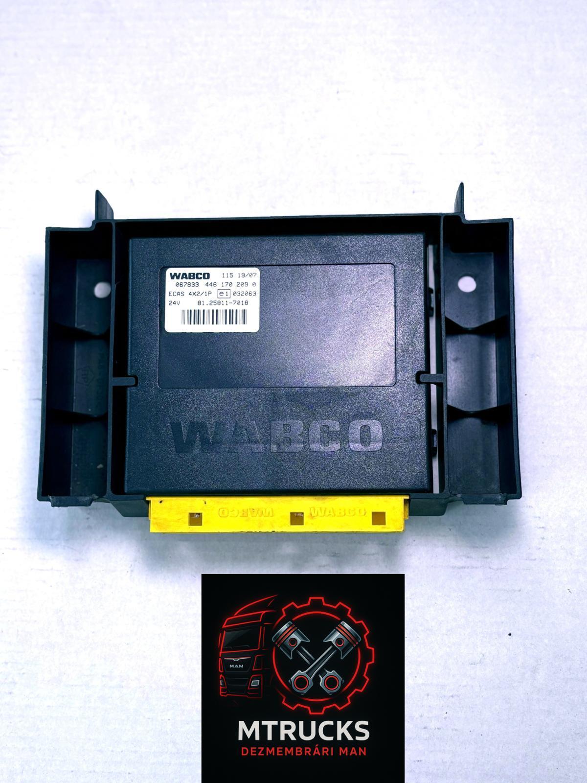 Calculator unitate ECAS MAN TGA TGX TGS 81258117018-WABCO - imagine 2