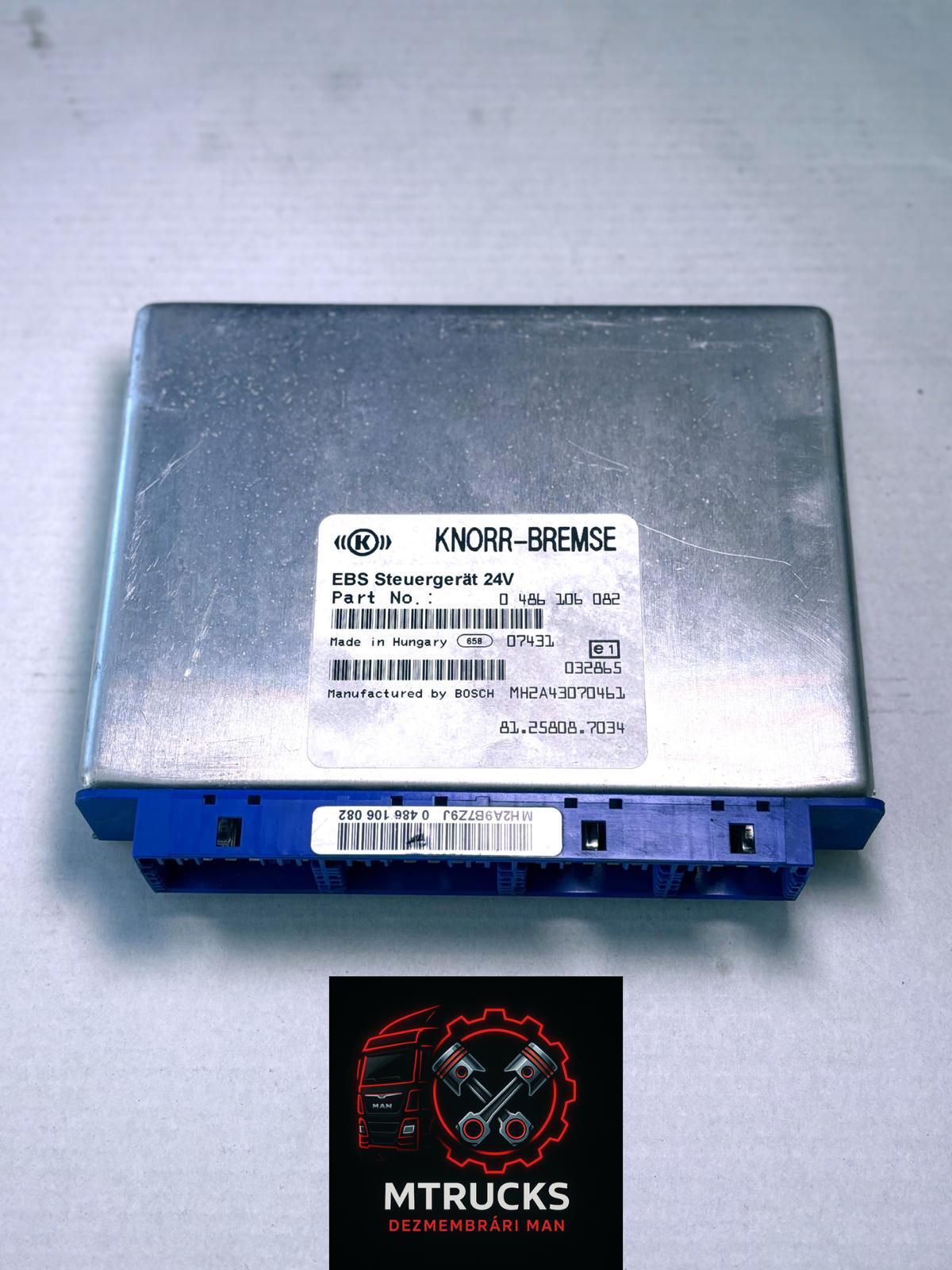 Calculator EBS MAN TGX, TGS, TGA 81258087034 (Made by Bosch) - imagine 2