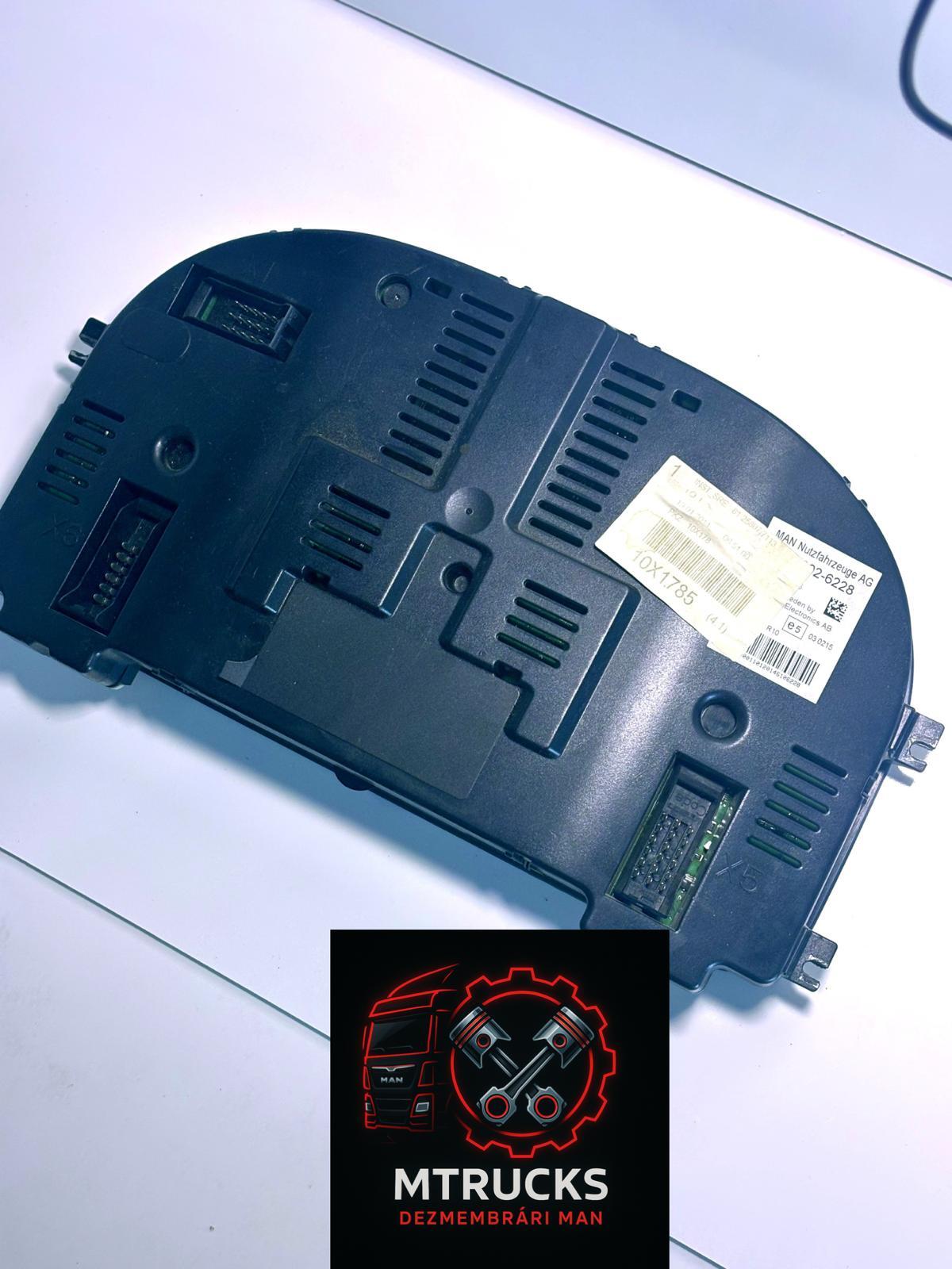 Ceas de bord MAN TGX TGS TGL TGM 81272026228 Made in Germany - imagine 2