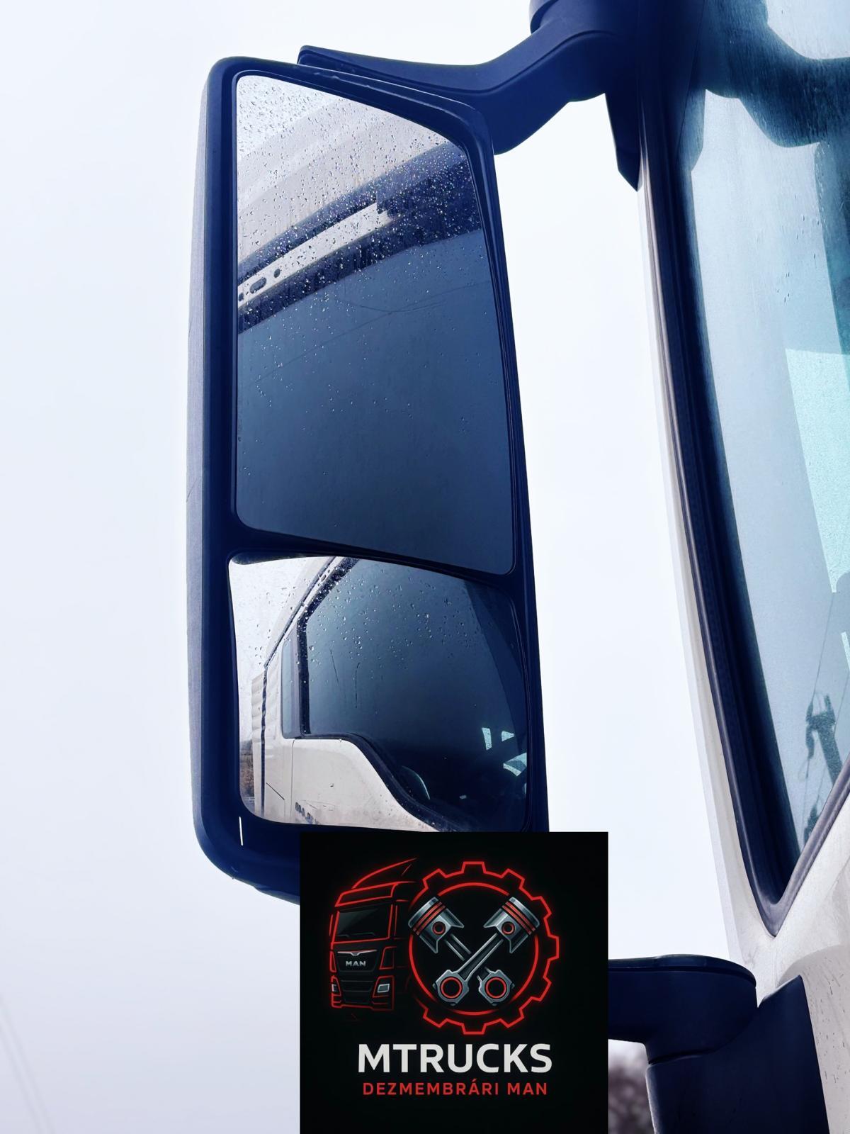 Oglindă șofer MAN TGX/TGS completă, cu braț, carcasă și sticlă - imagine 3