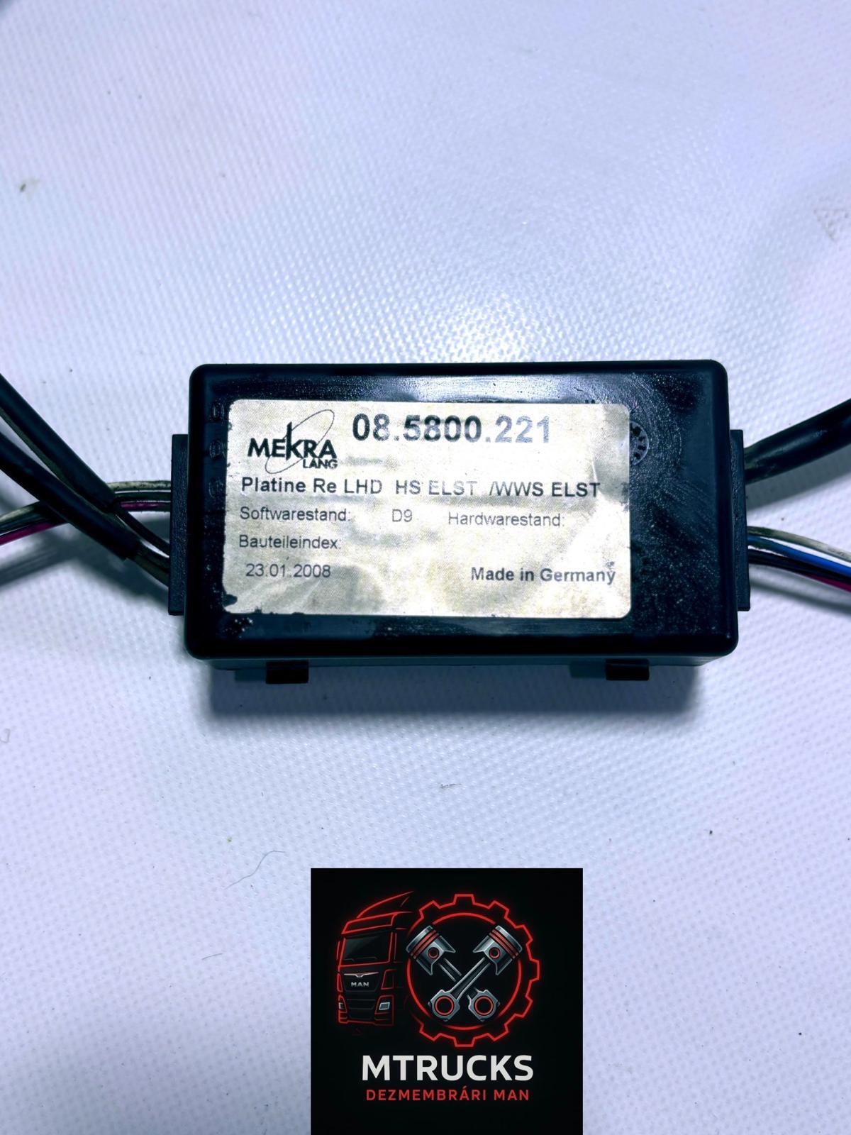 Unitate comandă oglindă electrică dreapta MAN TGX/TGS/TGA MEKRA 81259020321 - imagine 4