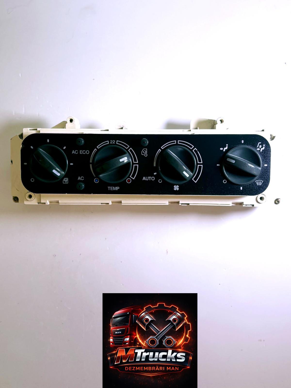 Panou control clima Original Bosch MAN TGA TGM TGL 81619906068 cu buton AC