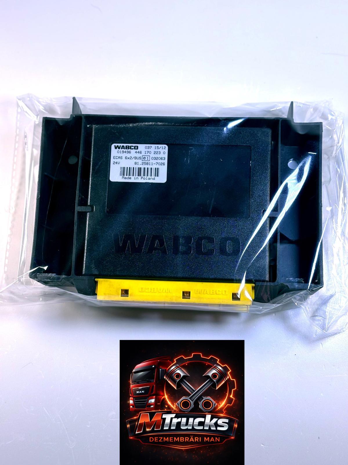 Calculator ECAS Original MAN TGX TGS TGA Euro 3–5, 81258077026 WABCO