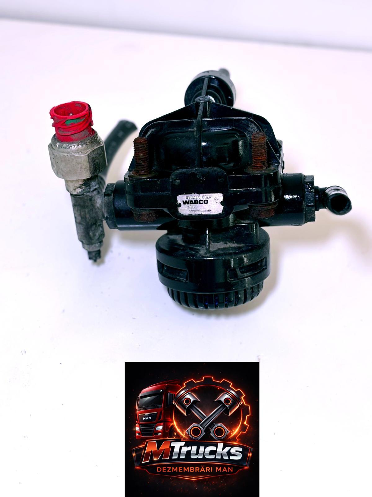 Supapă evacuare frana de mana MAN TGX TGS TGA originala WABCO 81521166075 - imagine 4