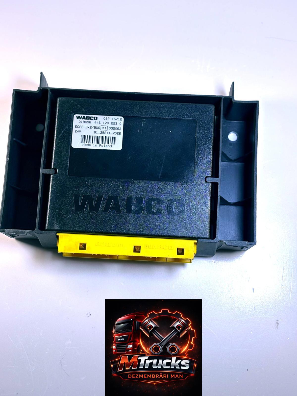 Calculator ECAS Original MAN TGX TGS TGA Euro 3–5, 81258077026 WABCO - imagine 2