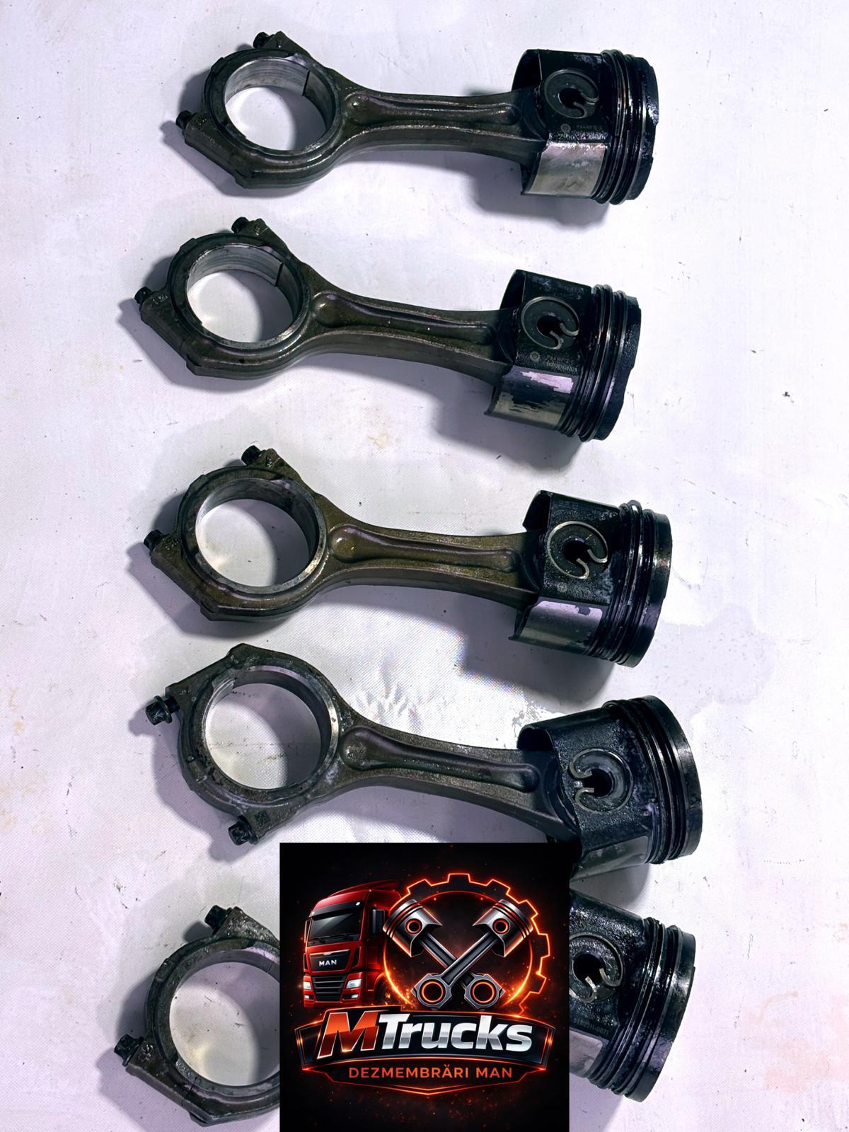 Kit piston+bielă MAN TGX/TGS Euro 6 motor D2676 LFxx; 2018, 600.000km, 51025110871 - imagine 2