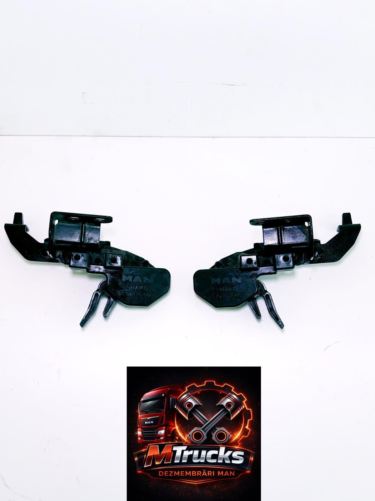 Sistem blocare inchidere capotă Original MAN TGX TGS Euro 6 ,cod 81.97116-6081 / 81.97116-6080 set