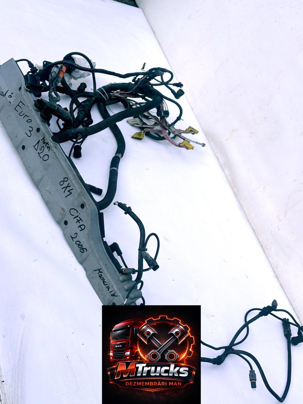 Cablaj 8X4 motor D20 D26 MAN TGA 8X4 - Euro 3