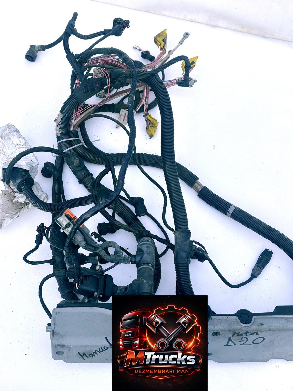 Cablaj 8X4 motor D20 D26 MAN TGA 8X4 - Euro 3 - imagine 3
